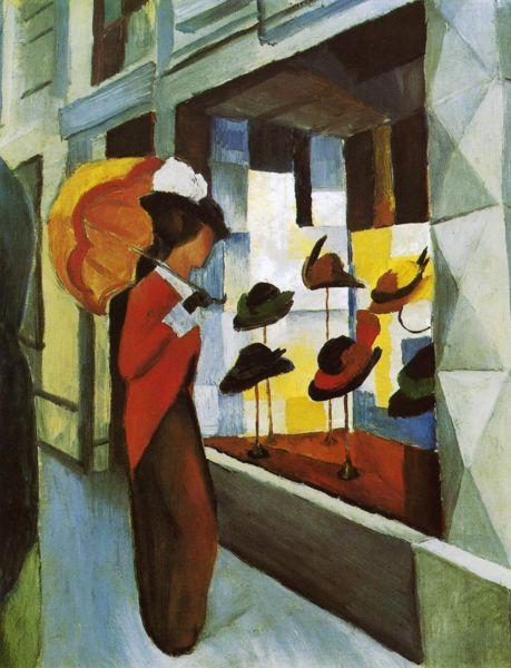August Macke Hutladen oil painting picture